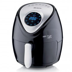 Friteuza cu aer cald Ariete AIRY FRYER DIGITAL 4616/00, 1300W, 2.6 L, 7 programe, Pana la 200°C, LCD touch display, Timer, Negru