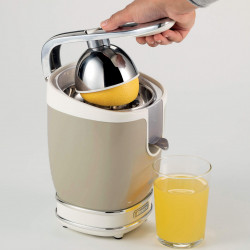 Presa electrica pentru citrice Ariete VINTAGE JUICER 0413/03, 85W, Corp metalic, Functionare silentioasa, 2 atasamente, Bej