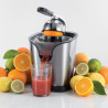 Presa electrica pentru citrice Ariete PRO JUICE 0411, 160W, Carcasa din otel, Con dublu cu clape, Inox