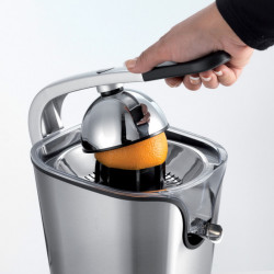 Presa electrica pentru citrice Ariete PRO JUICE 0411, 160W, Carcasa din otel, Con dublu cu clape, Inox