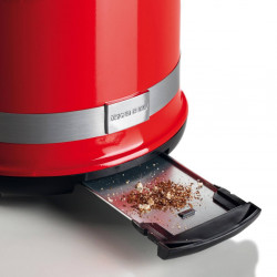 Prajitor de paine Ariete MODERNA 0149/00, 815W, 2 felii, 3 functii, 6 trepte, Tava firimituri detasabila, Rosu