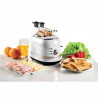 Prajitor de paine Ariete MODERNA 0149/01, 815W, 2 felii, 3 functii, 6 trepte, Tava firimituri detasabila, Alb