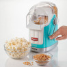 Aparat preparare popcorn cu aer cald Ariete Party Time 2.0 2958/01, 1100W, 600 g, Clean- pulse, Turcoaz