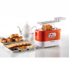 Prajitor de paine Ariete TOASTIME 0159/00, 700W, 2 felii, 3 functii, 9 trepte, Tava firimituri detasabila, Orange