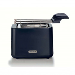 Prajitor de paine Ariete BREAKFAST 0157/03, 760W, 2 felii, Buton stop, 7 trepte, Tava dpentru firimituri detasabila, Negru