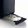 Prajitor de paine Ariete BREAKFAST 0157/03, 760W, 2 felii, Buton stop, 7 trepte, Tava dpentru firimituri detasabila, Negru