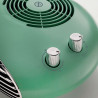 Aeroterma Ariete Vintage 2.0 8211/04, 2000W, 2 trepte, Aer cald/rece, Termostat, Functionare silentioasa, Verde