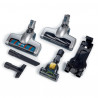 Aspirator vertical Ariete SCOPA Digital 2723/00, 200W, Motor digital, Filtrare aer HEPA, Lumini LED, Perie motorizata, Portocaliu