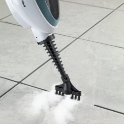 Aparat curatare cu abur Ariete STEAM MOP 4164/00 10in1, 1500 W, 350 ml, Cap rotativ, Accesorii, Alb/Albastru