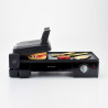 Gratar electric 3in1 Ariete MULTI GRILL 1916/10, 2400 W, 60x25 cm, Suprafata extensibila, Termostat, Negru