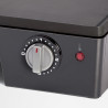 Gratar electric 3in1 Ariete MULTI GRILL 1916/10, 2400 W, 60x25 cm, Suprafata extensibila, Termostat, Negru