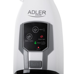 Mop cu aburi Adler AD 7052, 1300 W, 3 setari, 0.550 L, 2 capete rotative, 2 moduri de functionare, Incalzire rapida, Alb
