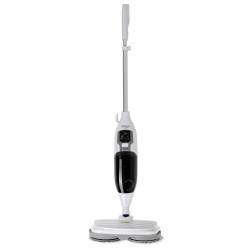 Mop cu aburi Adler AD 7052, 1300 W, 3 setari, 0.550 L, 2 capete rotative, 2 moduri de functionare, Incalzire rapida, Alb