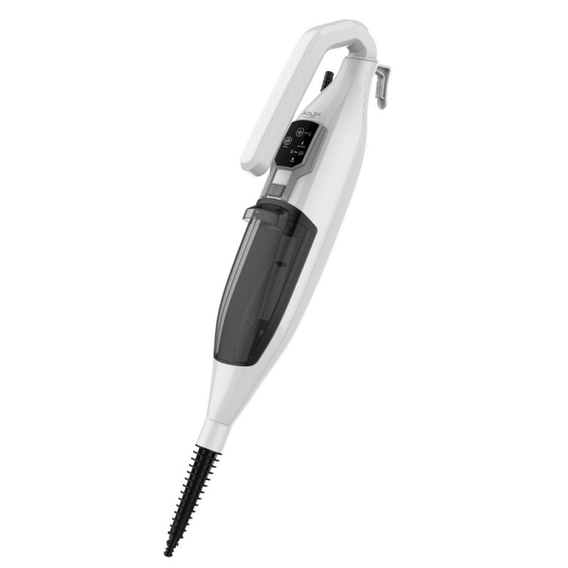 Mop cu aburi Adler AD 7052, 1300 W, 3 setari, 0.550 L, 2 capete rotative, 2 moduri de functionare, Incalzire rapida, Alb