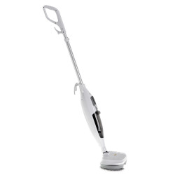 Mop cu aburi Adler AD 7052, 1300 W, 3 setari, 0.550 L, 2 capete rotative, 2 moduri de functionare, Incalzire rapida, Alb