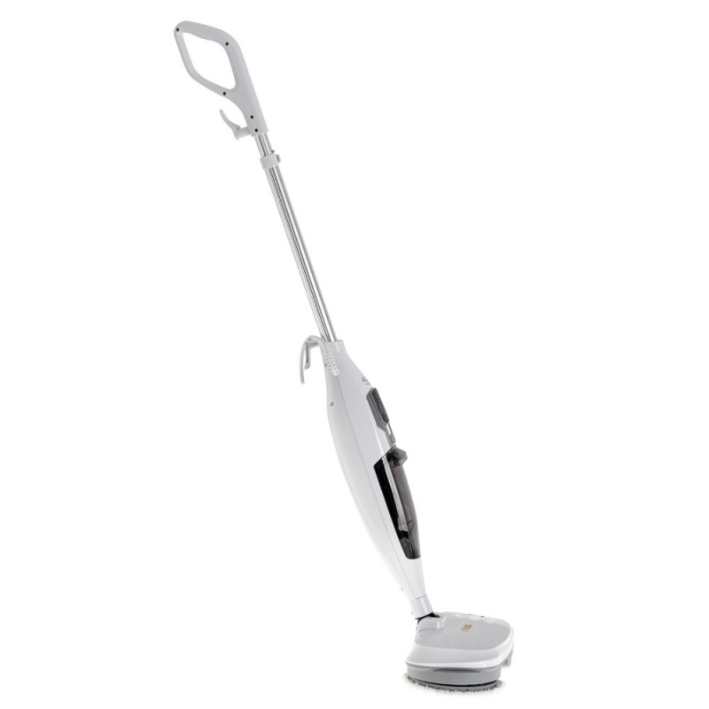 Mop cu aburi Adler AD 7052, 1300 W, 3 setari, 0.550 L, 2 capete rotative, 2 moduri de functionare, Incalzire rapida, Alb