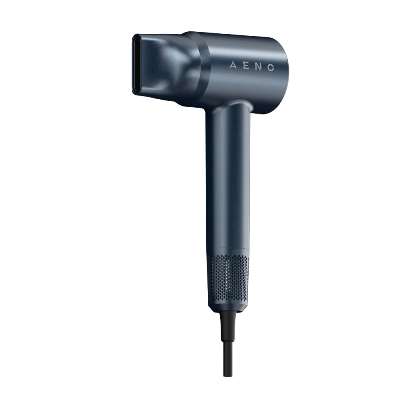 Uscător de păr AENO HD3 AHD0003, 1500W, Motor fără perii, 3 viteze, 5 niveluri, 68 dB, Afișaj LED, Albastru