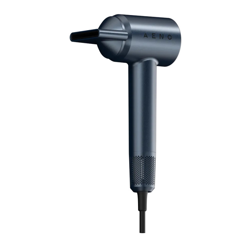 Uscător de păr AENO HD3 AHD0003, 1500W, Motor fără perii, 3 viteze, 5 niveluri, 68 dB, Afișaj LED, Albastru