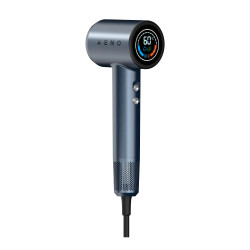 Uscător de păr AENO HD3 AHD0003, 1500W, Motor fără perii, 3 viteze, 5 niveluri, 68 dB, Afișaj LED, Albastru