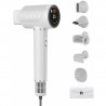 Uscator pentru par AI AENO HD5 AHD0005W, 1500W, Motor fara perii, 2 viteze, 3 trepte, 67 dB, Control vocal, Alb