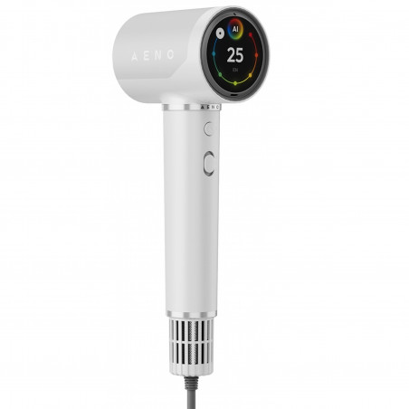 Uscator pentru par AI AENO HD5 AHD0005W, 1500W, Motor fara perii, 2 viteze, 3 trepte, 67 dB, Control vocal, Alb