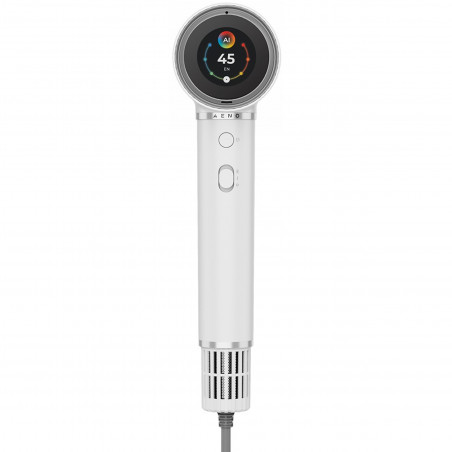 Uscator pentru par AI AENO HD5 AHD0005W, 1500W, Motor fara perii, 2 viteze, 3 trepte, 67 dB, Control vocal, Alb