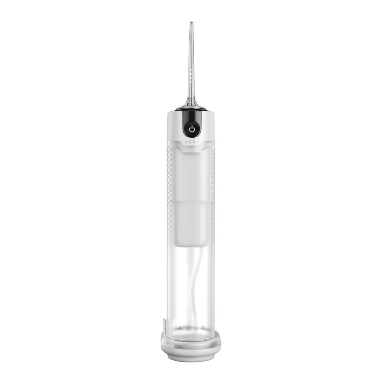 Irigator dentar AENO DI3 ADI0003, 5 V, 10 W, 240 ml, 140 psi, 5 moduri de curatare, 3 atasamente, Alb