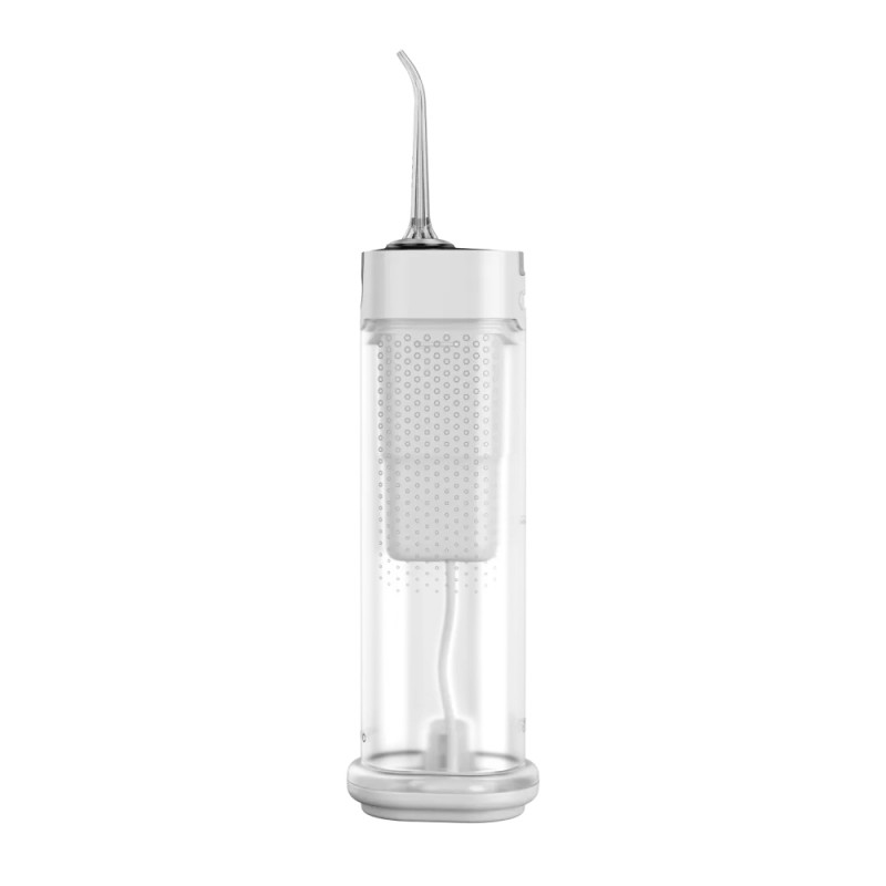 Irigator dentar AENO DI3 ADI0003, 5 V, 10 W, 240 ml, 140 psi, 5 moduri de curatare, 3 atasamente, Alb