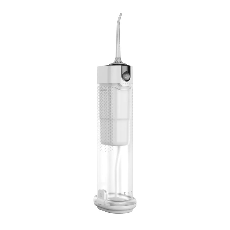 Irigator dentar AENO DI3 ADI0003, 5 V, 10 W, 240 ml, 140 psi, 5 moduri de curatare, 3 atasamente, Alb