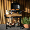 Gratar portabil pe gaz Livoo DOC275, 3.5kW, Aprindere automata, Negru