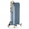 Calorifer electric cu ulei Ariete VINTAGE 0837/05, 1500W, 7 elemeti, 15 m², 3 trepte, Rotite pivotante 360°, Maner, Albastru