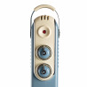 Calorifer electric cu ulei Ariete VINTAGE 0837/05, 1500W, 7 elemeti, 15 m², 3 trepte, Rotite pivotante 360°, Maner, Albastru