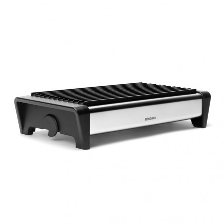 tava servire la cald Brabantia 646995, 2 incalzitoare, Grill din aluminiu, Manere reci, Inox/Mate