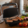 Aparat 3in1 Ariete TOAST & GRILL SLIM 1911/10, Toaster, Grill, Gratar, 1000W, 230C, Acoperire antiaderenta, Placa superioara reglabila, Inox