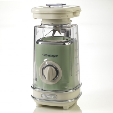 Blender Ariete VINTAGE 0568, 500W, 1.5 L, 2 viteze + PULSE, Zdrobire gheata, Verde