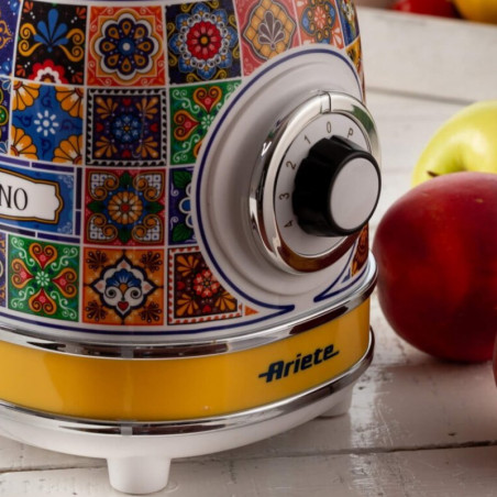 Blender Ariete Positano 0583/0P, 1000W, 1.5 L, 4 viteze + PULSE, Zdrobire gheata, Alb/Galben