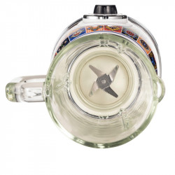 Blender Ariete Positano 0583/0P, 1000W, 1.5 L, 4 viteze + PULSE, Zdrobire gheata, Alb/Galben