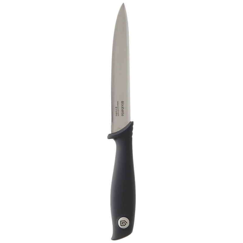 Cuțit Brabantia Tasty+ 1001165, 13.3 cm, Oțel călit, Rezistent la zgârieturi și coroziune, Gri închis