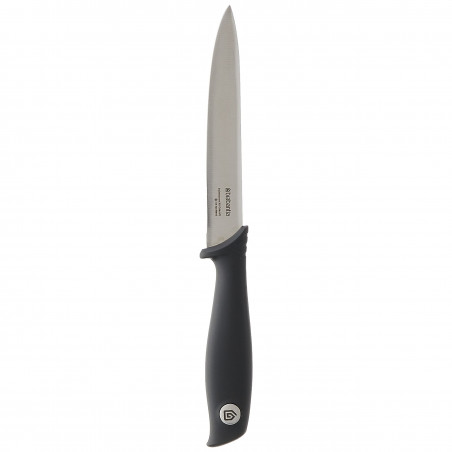 Cuțit Brabantia Tasty+ 1001165, 13.3 cm, Oțel călit, Rezistent la zgârieturi și coroziune, Gri închis