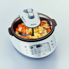 Multicooker Ariete TWIST 2945/00, 1900W, 5 L, 30 programe, 35-180°C, Acoperire antiaderenta, LCD, Alb