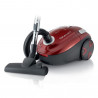 Aspirator Ariete SMART 2735/10, 700W, 2.5 l, Indicator sac plin, Bordeaux/negru