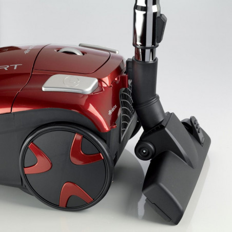 Aspirator Ariete SMART 2735/10, 700W, 2.5 l, Indicator sac plin, Bordeaux/negru
