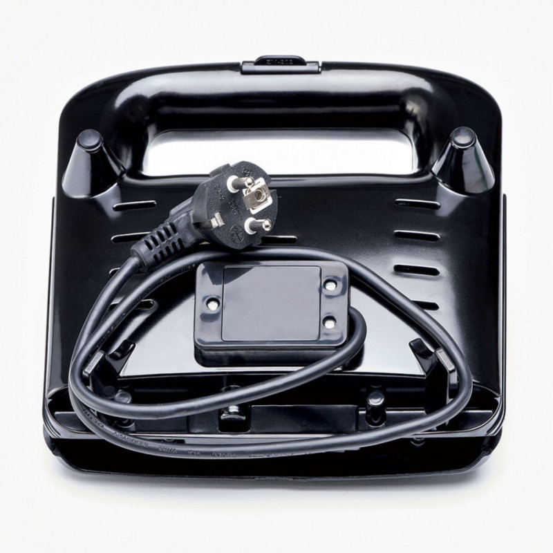 Sandwich maker Ariete TOAST AND GRILL COMPACT 1980/00, 750W, Acoperire antiaderenta, Indicatoare, Negru/Gri