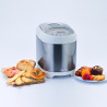 Masina de facut paine Ariete PANEXPRESS 1000 0133/00, 550W, 1 kg, 19 programe, LCD, 3 trepte de coacere, Pornire intarziata 15 h, Inox