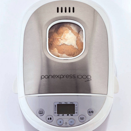 Masina de facut paine Ariete PANEXPRESS 1000 0133/00, 550W, 1 kg, 19 programe, LCD, 3 trepte de coacere, Pornire intarziata 15 h, Inox