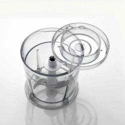 Tocator Ariete CHOPPY 1836/00, 160W, 250 ml, PULSE, Capac de siguranta, Alb/Portocaliu