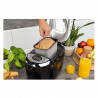 Masina de facut paine FIRST FA-5152-3-BA, 850W, 1.25 kg, 12 programe, Timer, Acoperire antiaderenta, Negru/inox