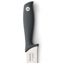 Cuțit pentru carne Brabantia Tasty+ 1001164, 20 cm, Oțel călit, Rezistent la zgârieturi și coroziune, Gri închis