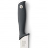 Cuțit pentru carne Brabantia Tasty+ 1001164, 20 cm, Oțel călit, Rezistent la zgârieturi și coroziune, Gri închis