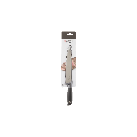 Cuțit pentru carne Brabantia Tasty+ 1001164, 20 cm, Oțel călit, Rezistent la zgârieturi și coroziune, Gri închis